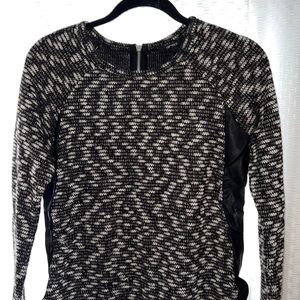 Fall & winter black and white sweater